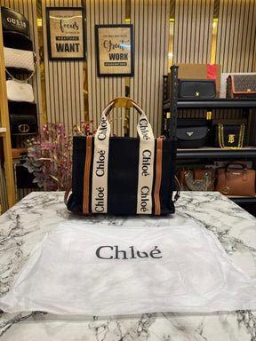 Chloe Premium Quality Handbag With Dust Bag (Black)