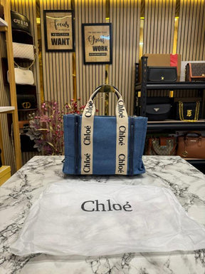 Chloe Premium Quality Handbag With Dust Bag (Blue)