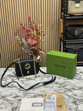 GUCC  I OPHIDIA GG SLING BAG WITH OG BOX AND DUST BAG (BLACK) (S16)