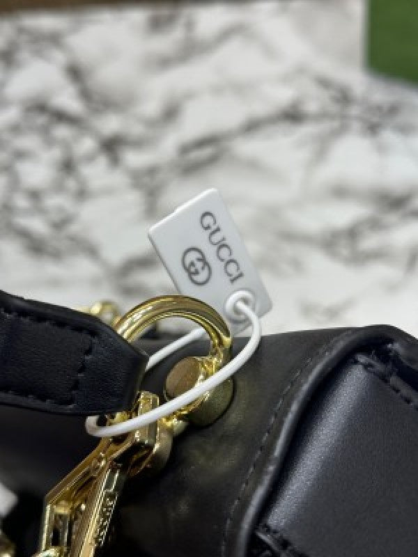 GUCC  I OPHIDIA GG SLING BAG WITH OG BOX AND DUST BAG (BLACK) (S16)