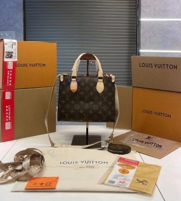 Louis  Vuitton  LV  On  The  Go  PM  With  OG  Box  &  Dust  Bag Coin  Pouch  lv  khaki  box  844