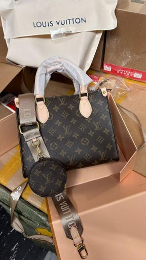 Louis  Vuitton  LV  On  The  Go  PM  With  OG  Box  &  Dust  Bag Coin  Pouch  lv  khaki  box  844