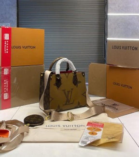 Louis  Vuitton  LV  On  The  Go  PM  With  OG  Box  &  Dust  Bag Coin  Pouch  lv  khaki  box  843