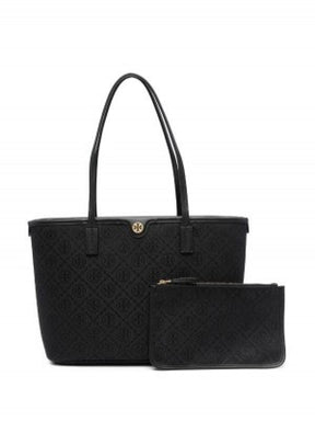 tory burch t monogram tote with og box amp dust bag amp extra pouch 1679