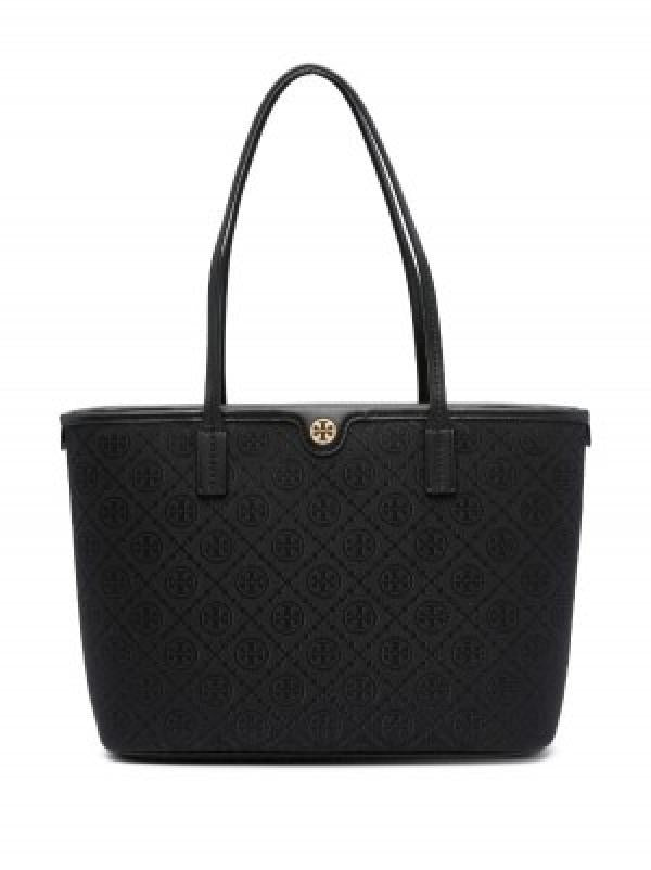 tory burch t monogram tote with og box amp dust bag amp extra pouch 1679