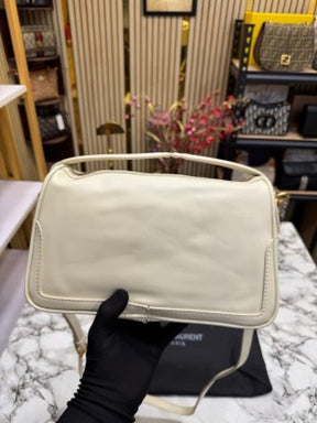 Ysl Yves Saint Laurent Le Hobo Bag (White)