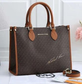 MICHAEL  KORS HANDBAG WITH DUST BAG AND SLING (BROWN) (S3)