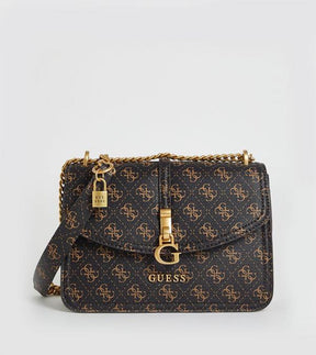 Guess  shoulder sling bag with og box(416 coffe)