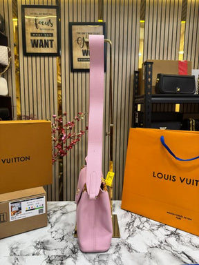 Louis  Vuitton Capucines bag V Shaped With Double Og Box And Dust Bag Including Carry Bag (Pink)