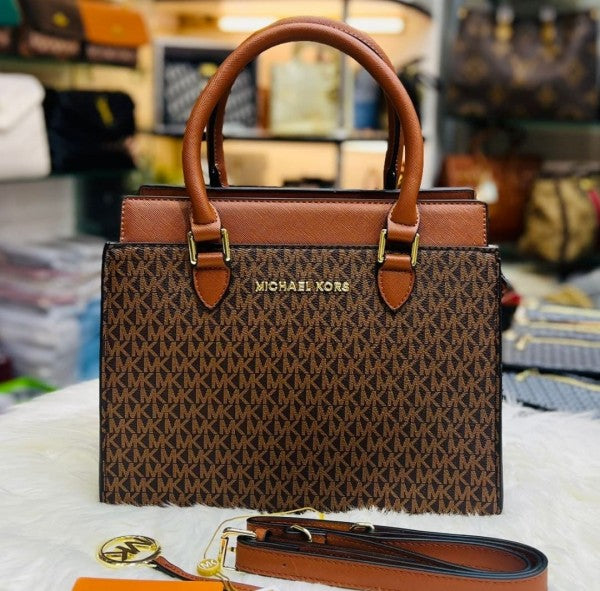 Michael  Kors Satchel Shoulder Bag With Dust Bag Includes Logo 5412