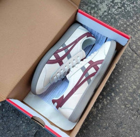 Onitsuk aa Tiger Tokuten White Grey Burgundy As2