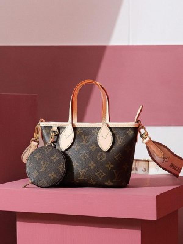 LOUIS  VUITTON  SMALL  NEVERFULL  POCHETTE  EDITION  WITH  BOX  1009