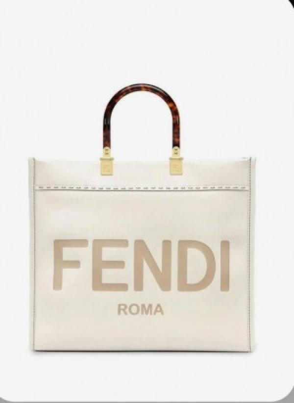 Fendi  roma  plain  ladies  trendy  leather  handbag  276