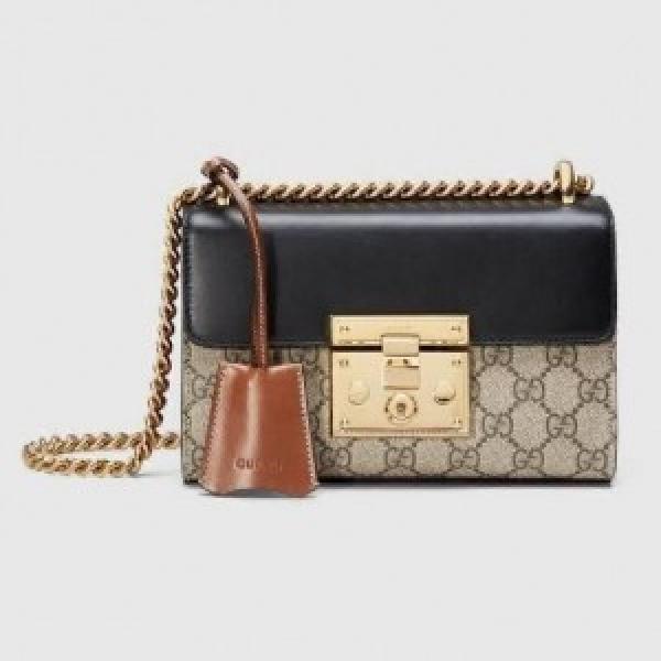 GUCCI  PADLOCK  SHOULDER  BAG  WITH  DOUBLE  OG  BOX  DUST  BAG  (ORANGE)  1826