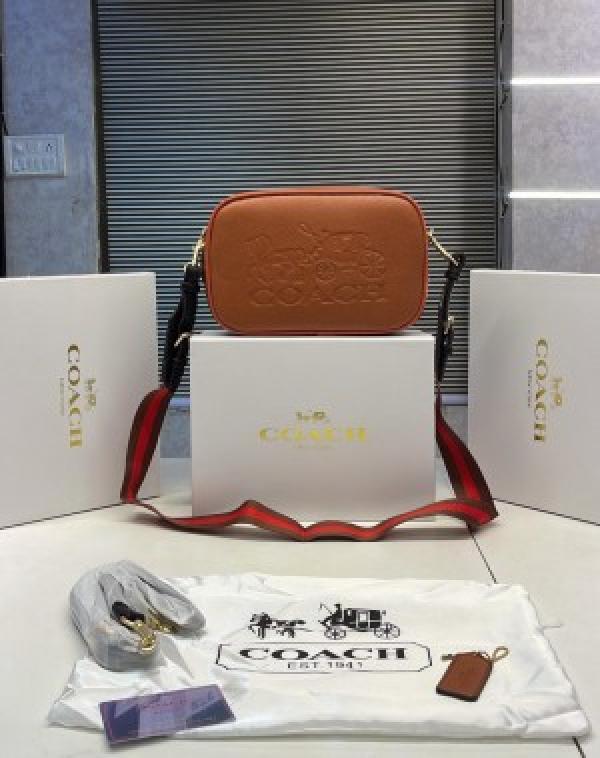 COACH  CAMERA  BAG  WITH  CANVAS  STRAP  WITH  BOX  866