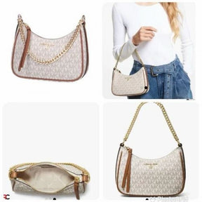 Michalekorsmk jet set charm  logo pochette with og box(22317 bieg )
