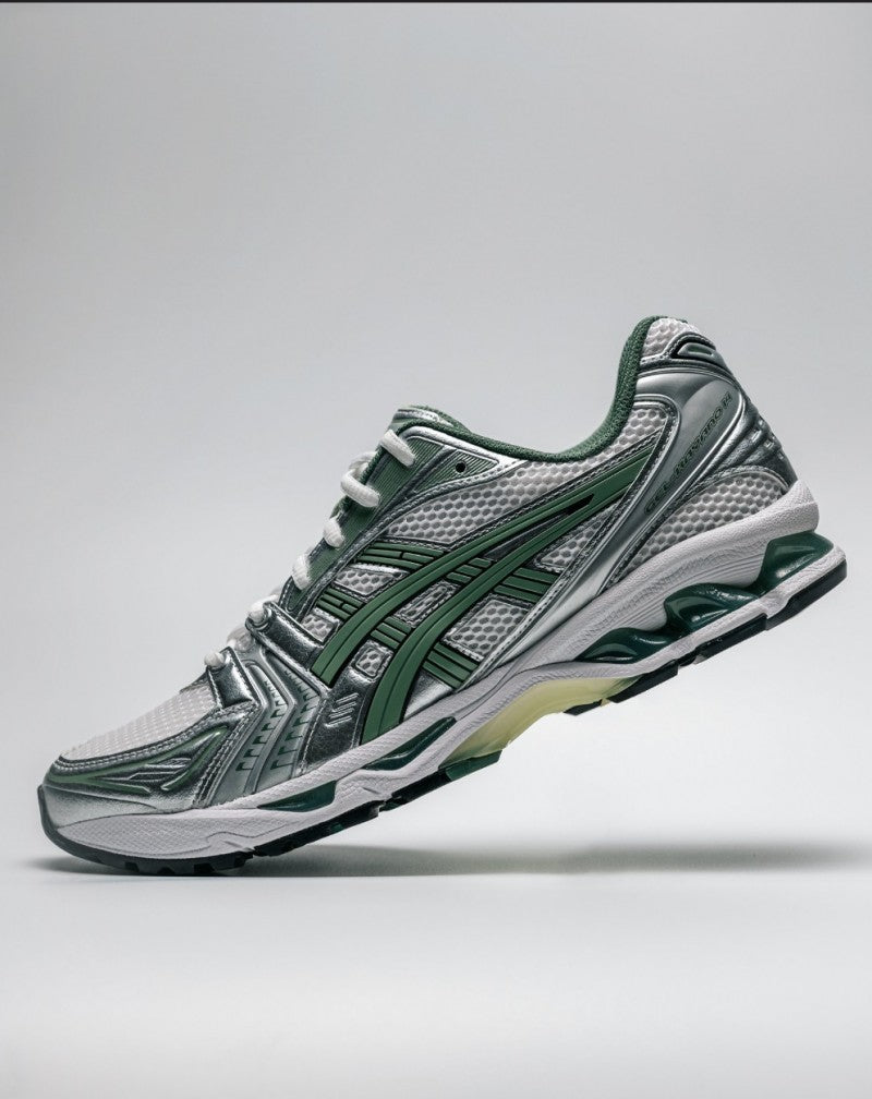 Asic s gel kayano 14 white pure silver slate grey sage