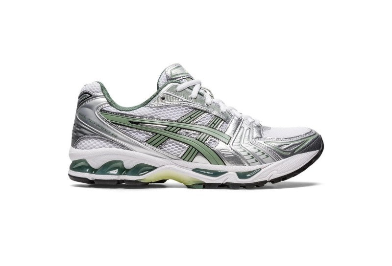 Asic s gel kayano 14 white pure silver slate grey sage