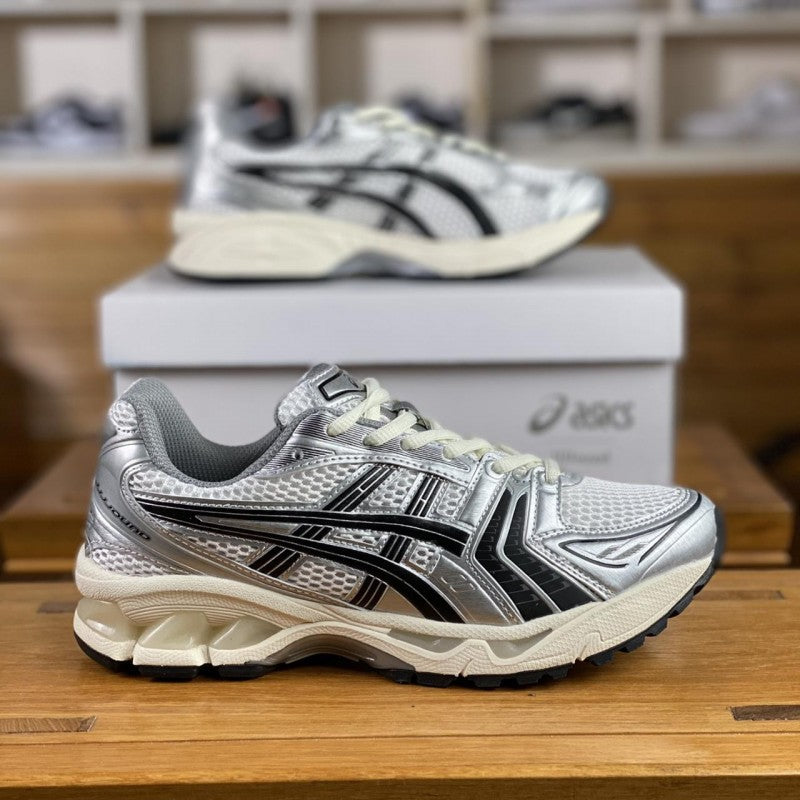 Asic.s gel kayano 14 x jjjjound metallic silver black