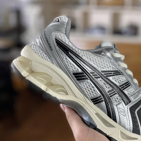Asic.s gel kayano 14 x jjjjound metallic silver black