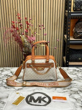 MICHAEL  KORS TRIBAL MINI HAND BAG WITH DUST BAG PREMIUM QUALITY [ BEIGE]