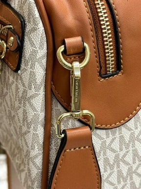 MICHAEL  KORS TRIBAL MINI HAND BAG WITH DUST BAG PREMIUM QUALITY [ BEIGE]