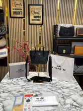 Coach  City  Mini  Tote  Bag  In  Signature  Canvas  With  Box  And  Dust  Bag  Including  CarryBag  (black)