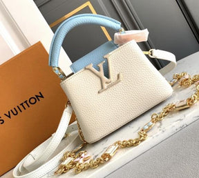 Louis  vuitton  capucines  luxury  bag  with  og  double  box