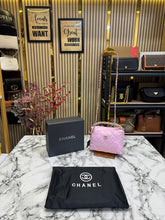 Chanel  Cavior  Quilted  Crossbody  Bag  Gold  Chain  With  Box  And  Dust  Bag  (Pink)