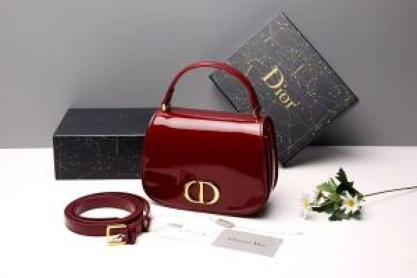 Christian  DIOR  LADY  BAG  WITH  BRAND BOX  BLACK  CARRY  BAG  5343