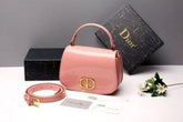Christian  DIOR  LADY  BAG  WITH  BRAND BOX  BLACK  CARRY  BAG  5346