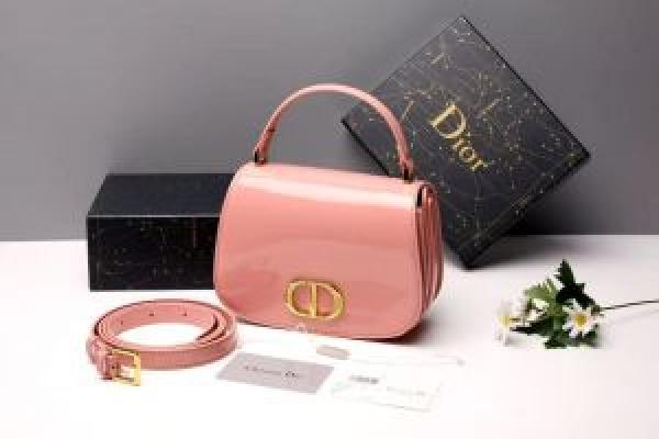 Christian  DIOR  LADY  BAG  WITH  BRAND BOX  BLACK  CARRY  BAG  5346
