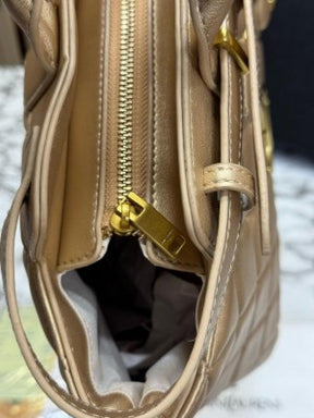 YSL Yves Saint Laurent Maxi Tote Bag With Box And Dust Bag (Gold)