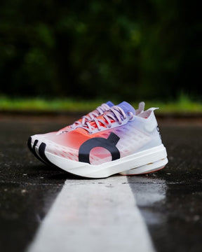 On Cloudboom Strike White Flame with cloud extra insole