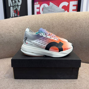 On Cloudboom Strike White Flame with cloud extra insole