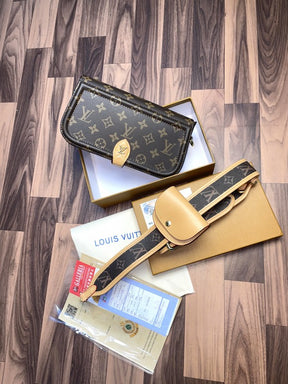 LOUIS  VUITTON OFFICIER POUCH SLING BAG WITH OG DUST BAG & OG BOX 256