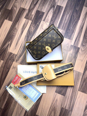 LOUIS  VUITTON OFFICIER POUCH SLING BAG WITH OG DUST BAG & OG BOX 256