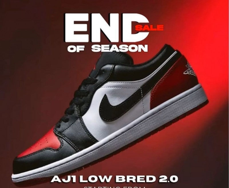 NIK Air JORDAN RETRO 1 LOW BRED TOE 2 0