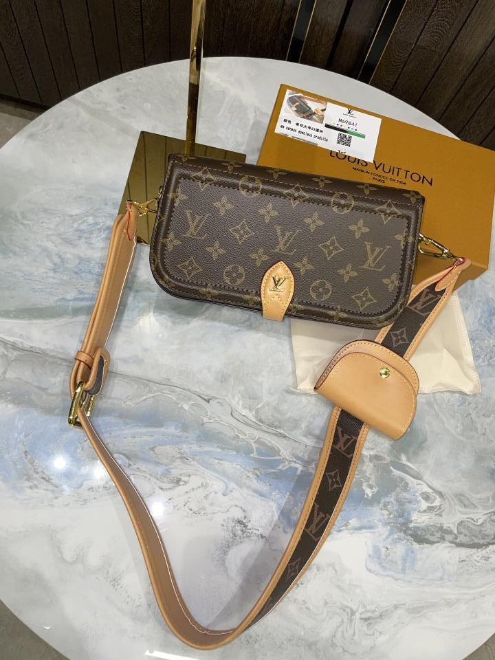 LOUIS  VUITTON OFFICIER POUCH SLING BAG WITH OG DUST BAG & OG BOX 256