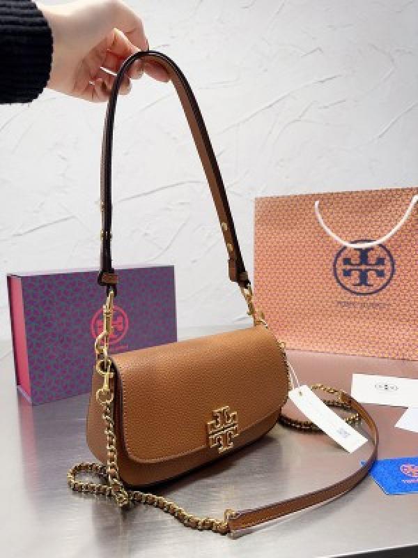 Tory  t  monogram jacquard shoulder bag adjustable strap with box 1356