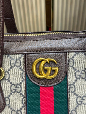 Gucci  GG  Ophidia  Top  Handle  Bag  With  Dust  Bag