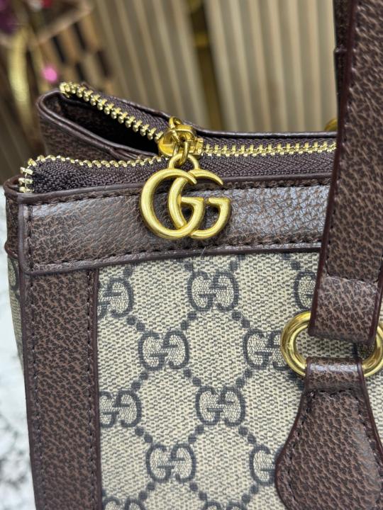 Gucci  GG  Ophidia  Top  Handle  Bag  With  Dust  Bag