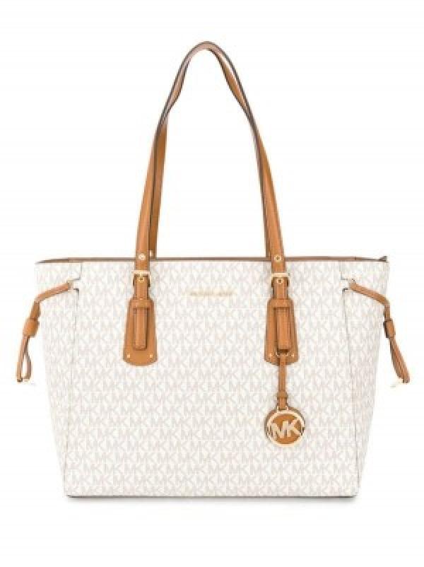 Michael  kors  voyager jet set print tote bag with dust bag 424