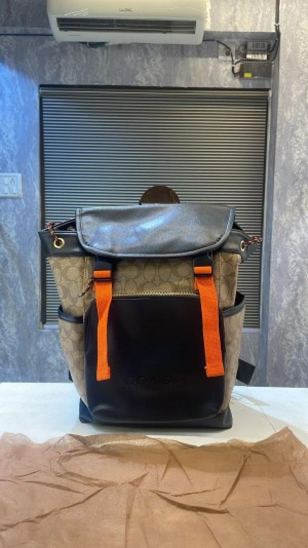 Coach  Hudson  Backpack  In  Blocked  Signature  Canvas1989