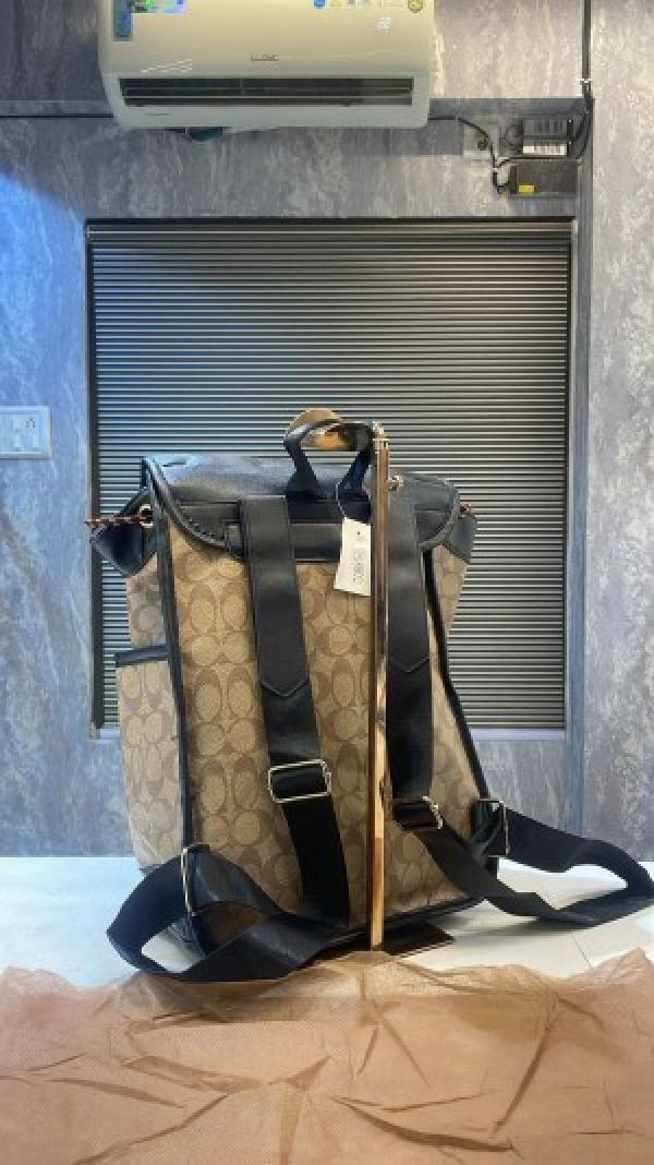 Coach  Hudson  Backpack  In  Blocked  Signature  Canvas1989