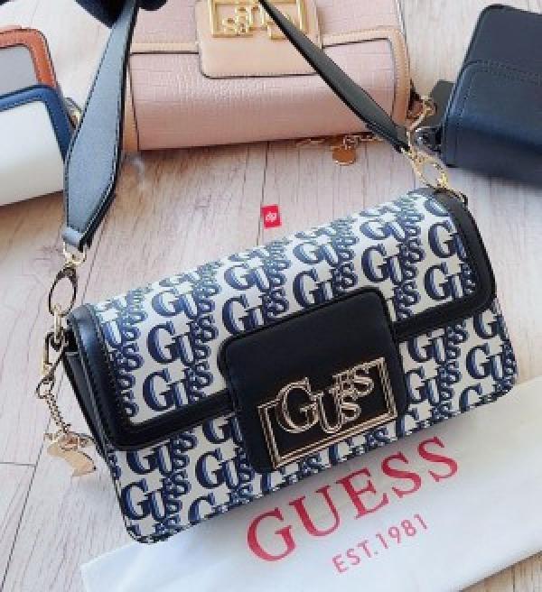 GUESS  Womens  Ginevra  Shoulder  Bag  with  box  1811