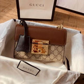 Gucci  padlock  shoulder  bag  with  og  box  1735