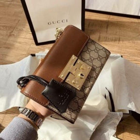 Gucci  padlock  shoulder  bag  with  og  box  1735