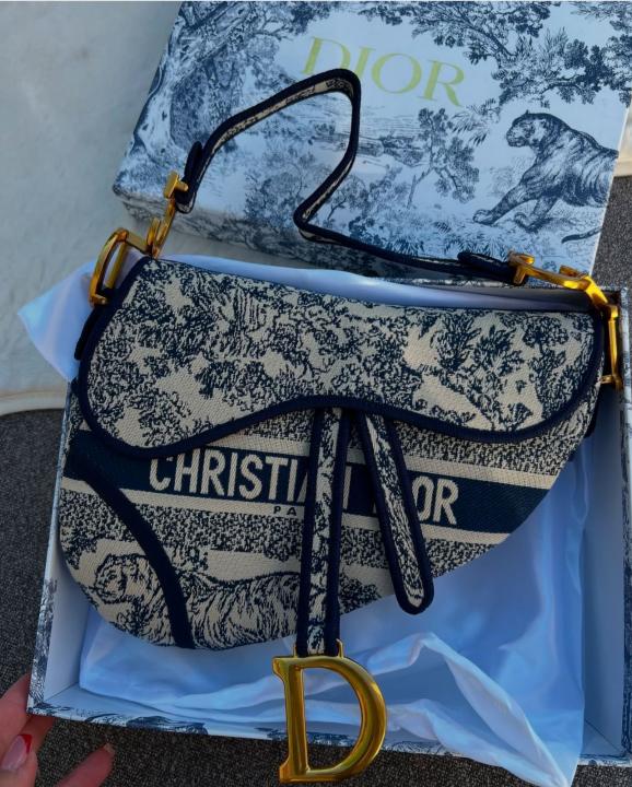 Dior  saddle  jungle  safari  print  with  og  box(8088 design)
