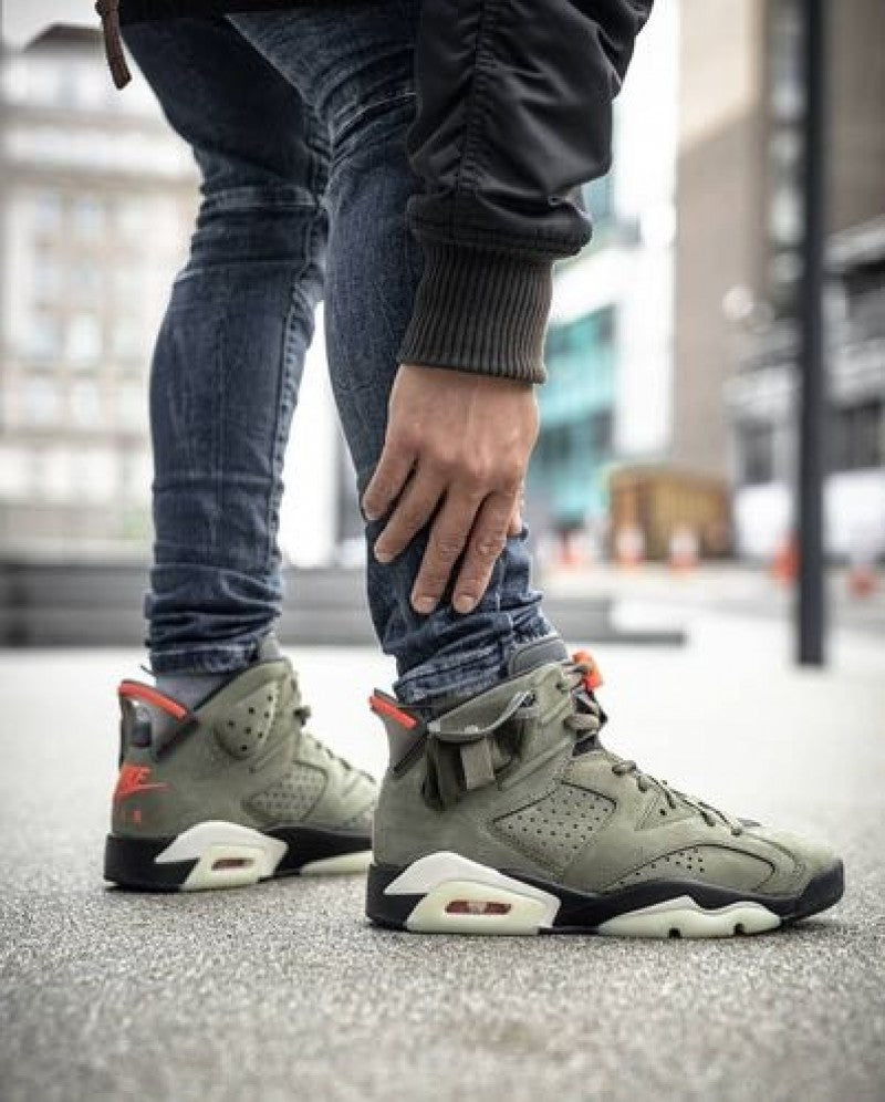 Air Jordan Retro 6 Travis Scott Olive